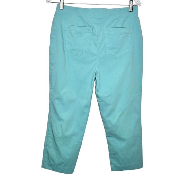 Style & Co.  Light Teal Capri with Tummy Control and Stretch - Picture 5 of 7